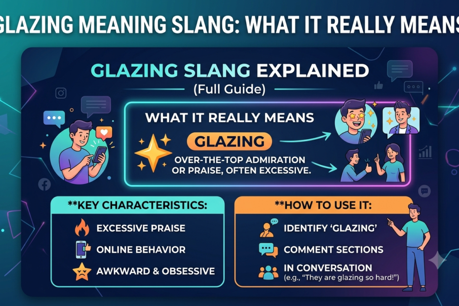 glazing meaning slang