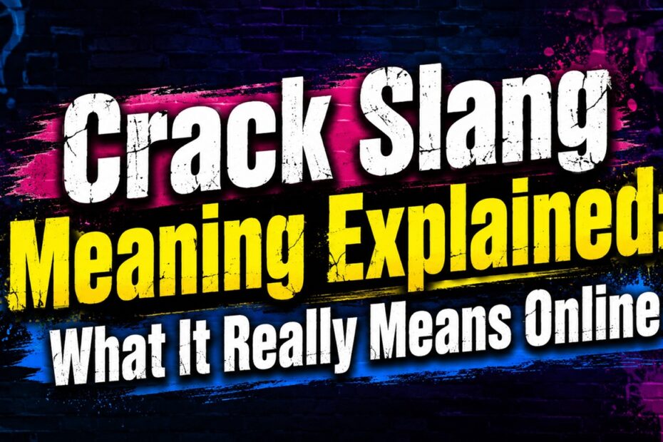 crack slang