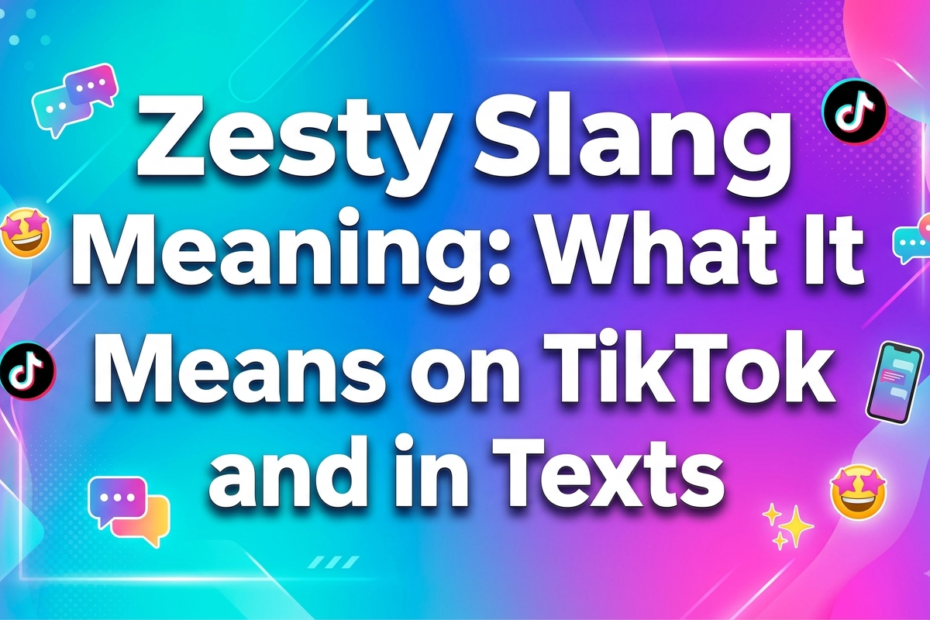 zesty slang