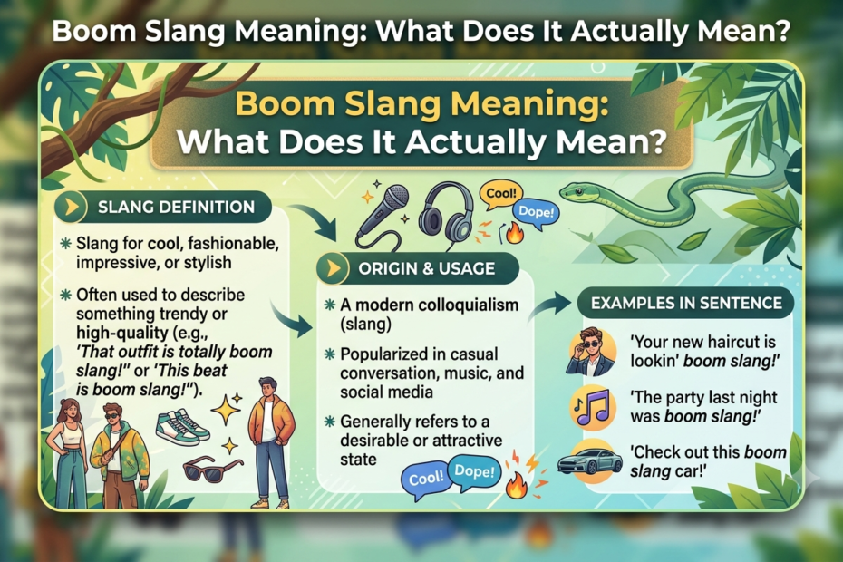 boom slang
