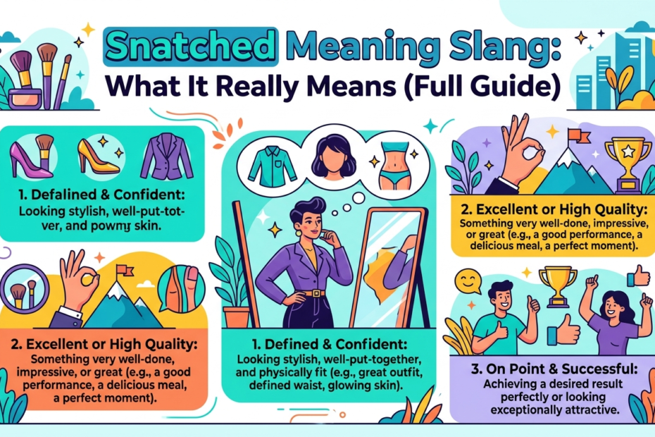 snatched meaning slang