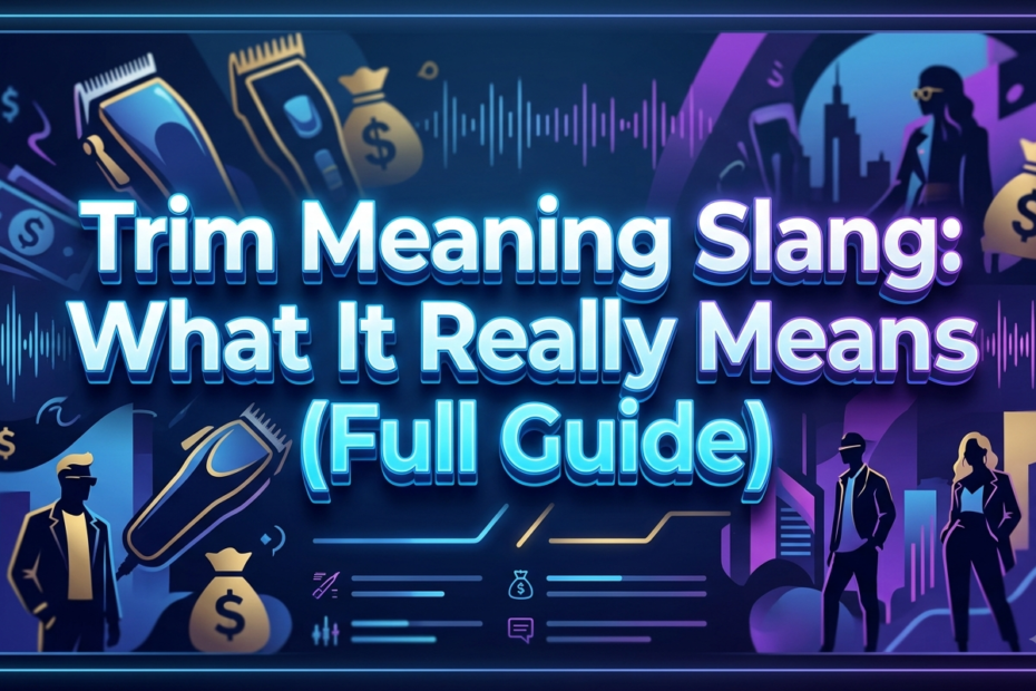trim meaning slang