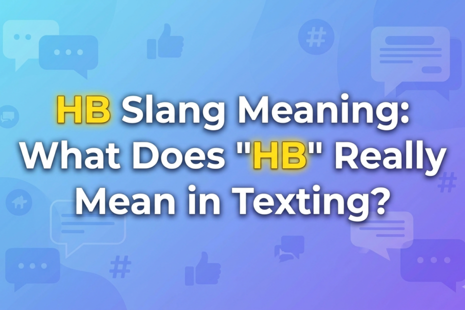 hb slang