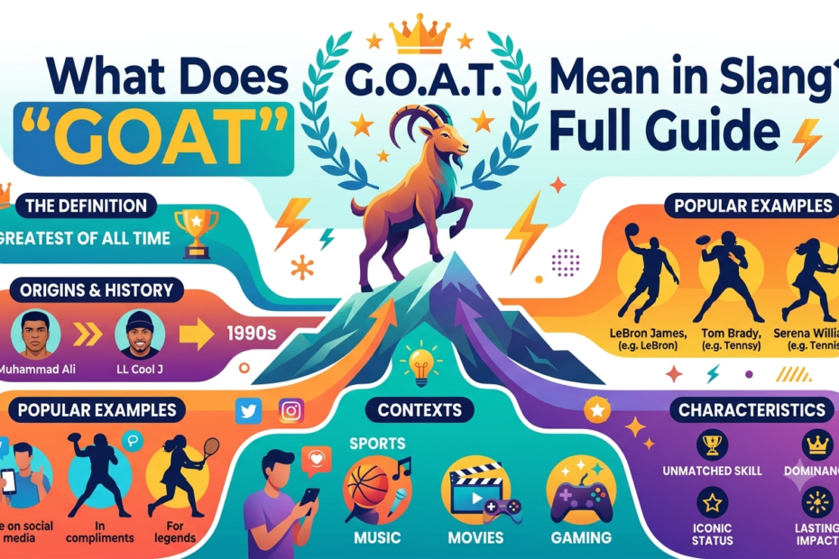 what does goat mean in slang