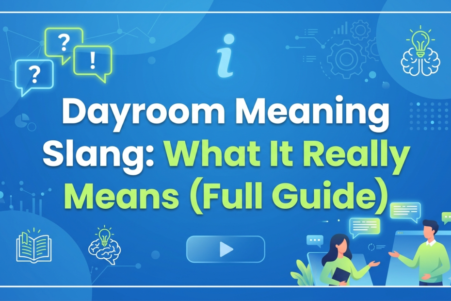 dayroom meaning slang