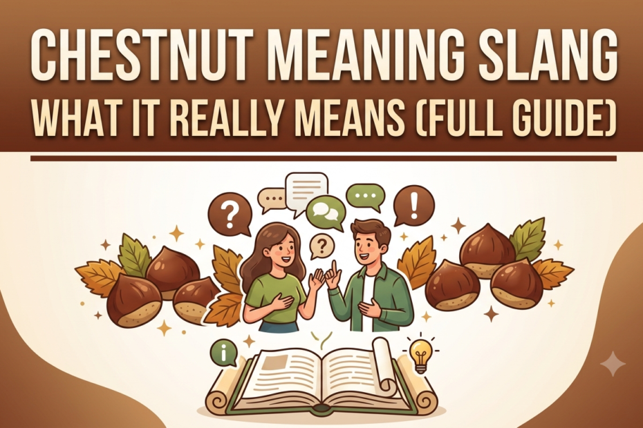 chestnut meaning slang