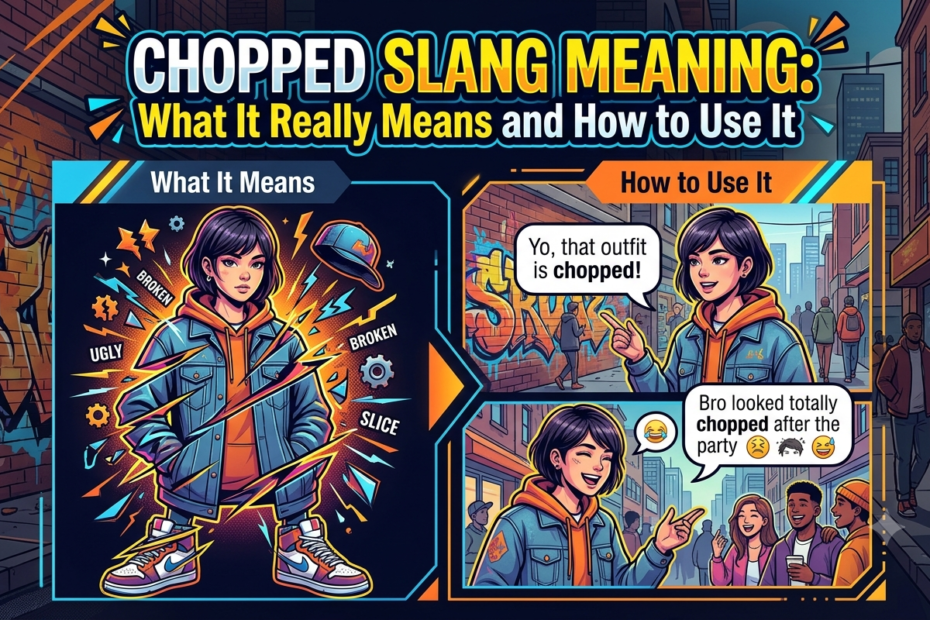 chopped slang meaning