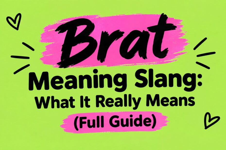 brat meaning slang