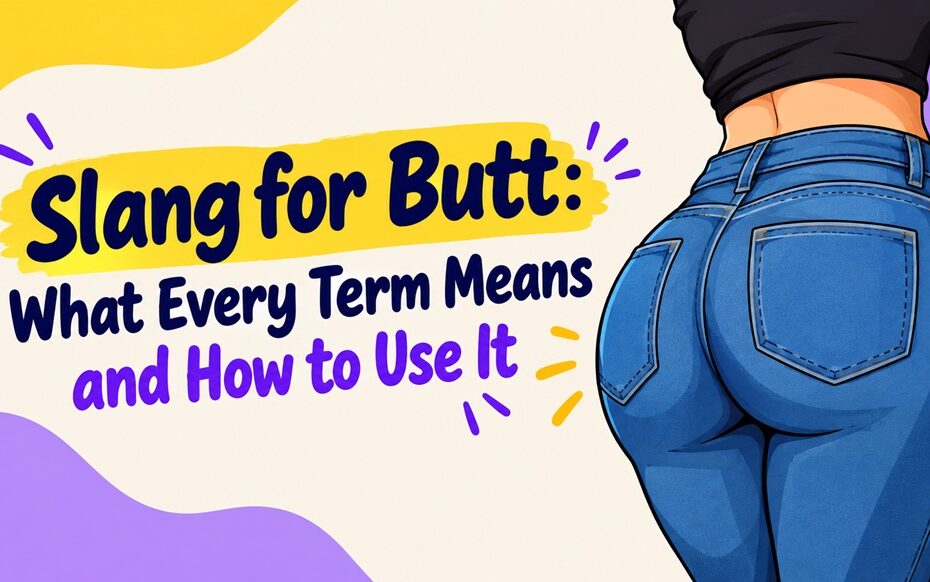 slang for butt