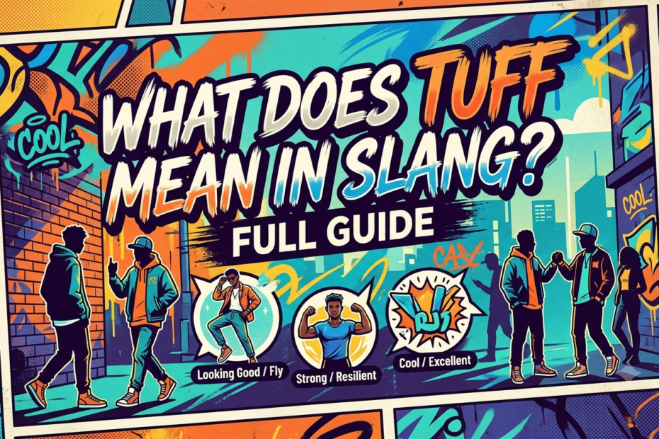 what does tuff mean in slang