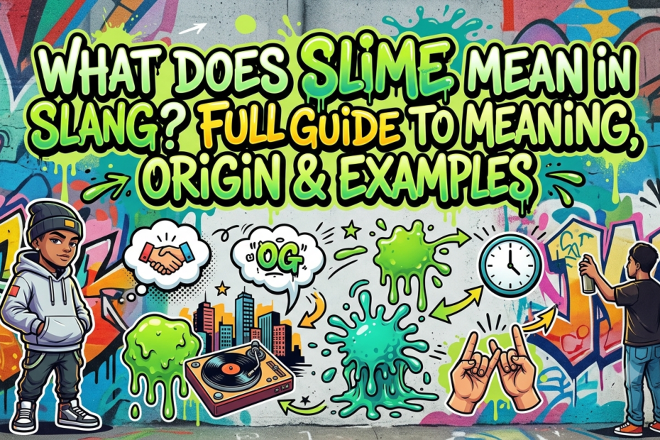what does slime mean in slang