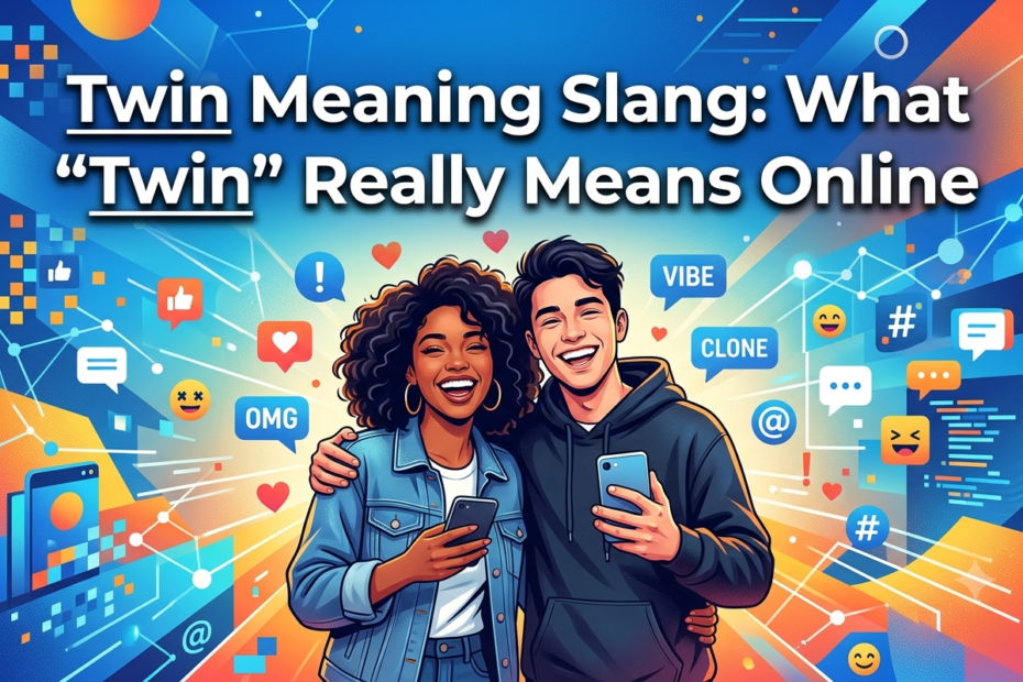 twin meaning slang