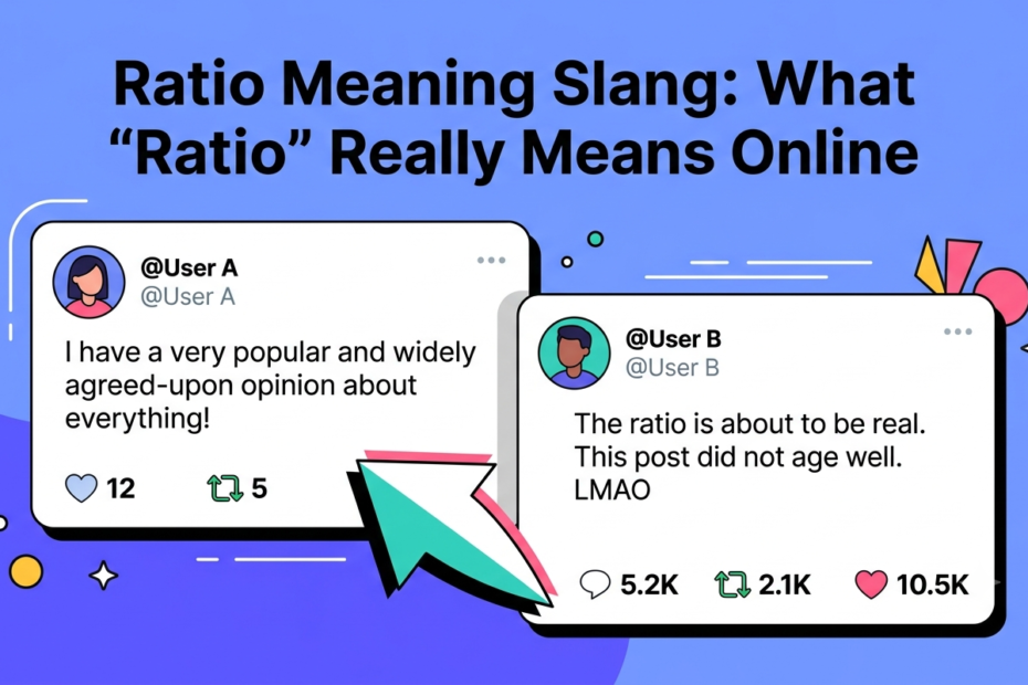 ratio meaning slang