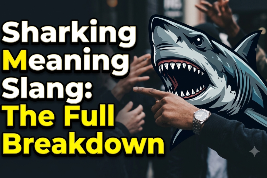 sharking meaning slang