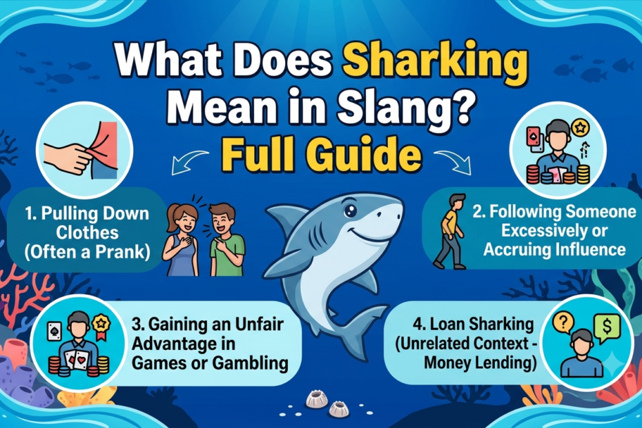 what does sharking mean in slang