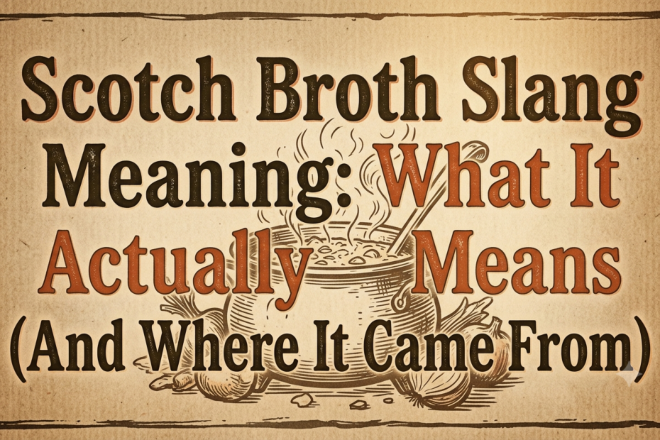 scotch broth slang