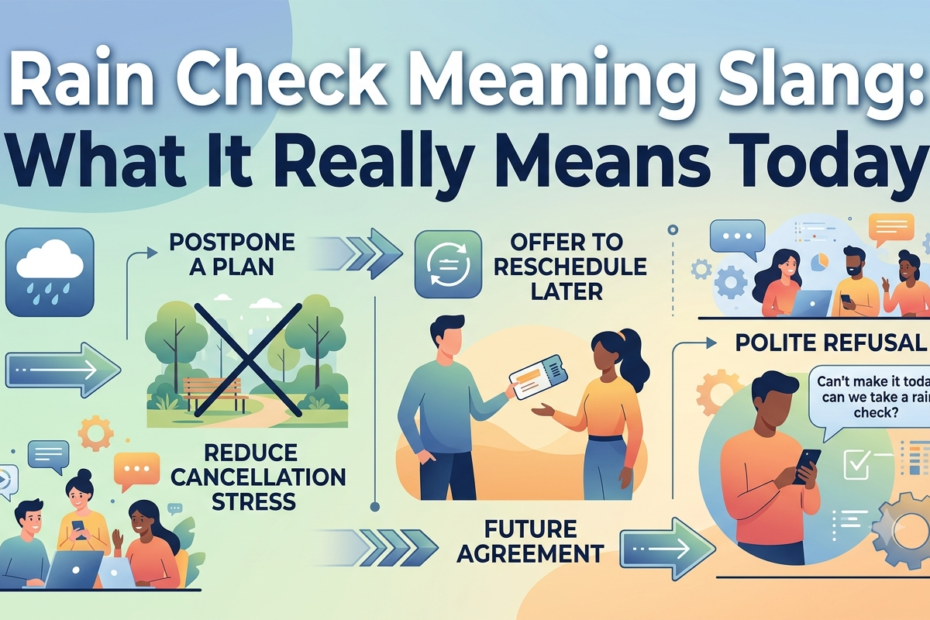 rain check meaning slang