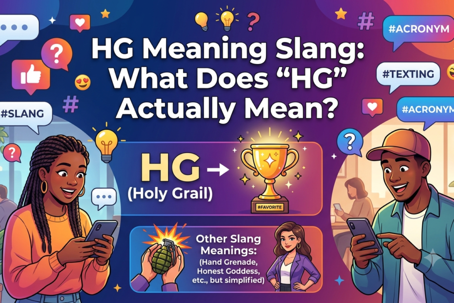 hg meaning slang