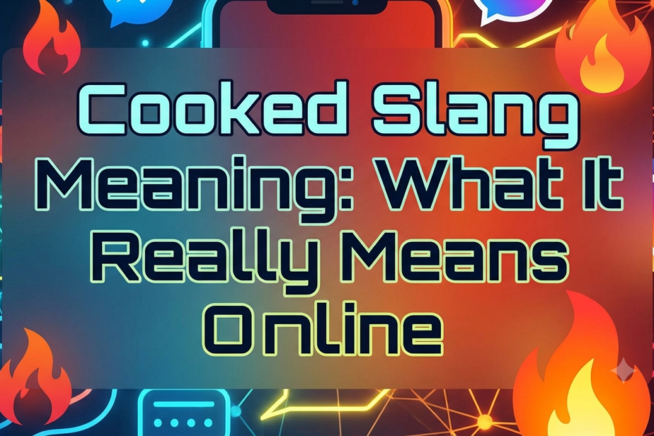 cooked slang meaning