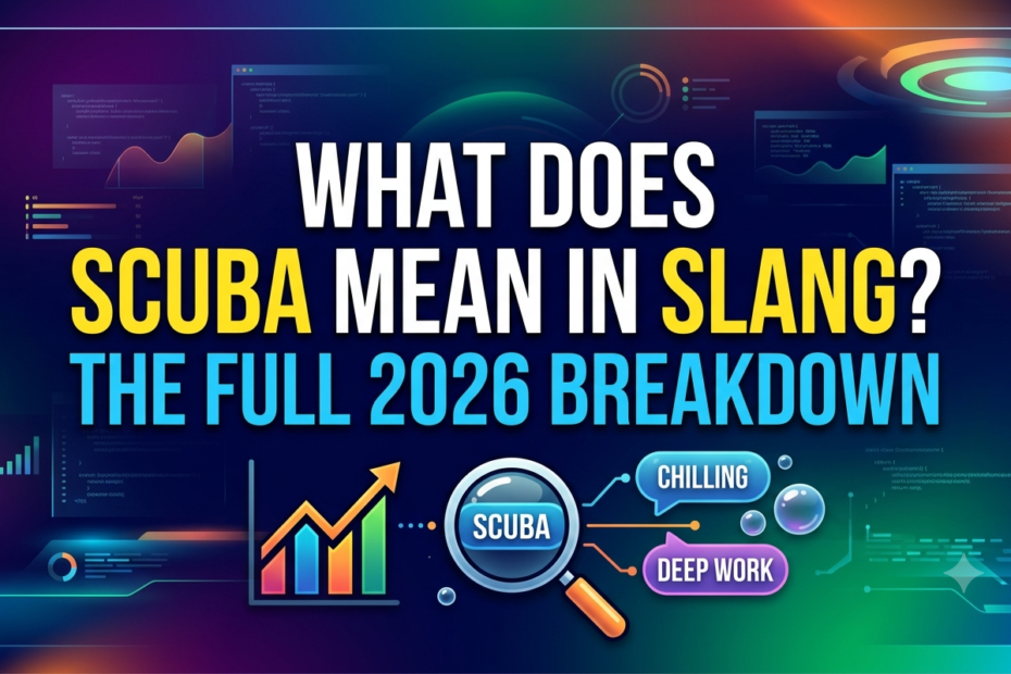 what does scuba mean in slang