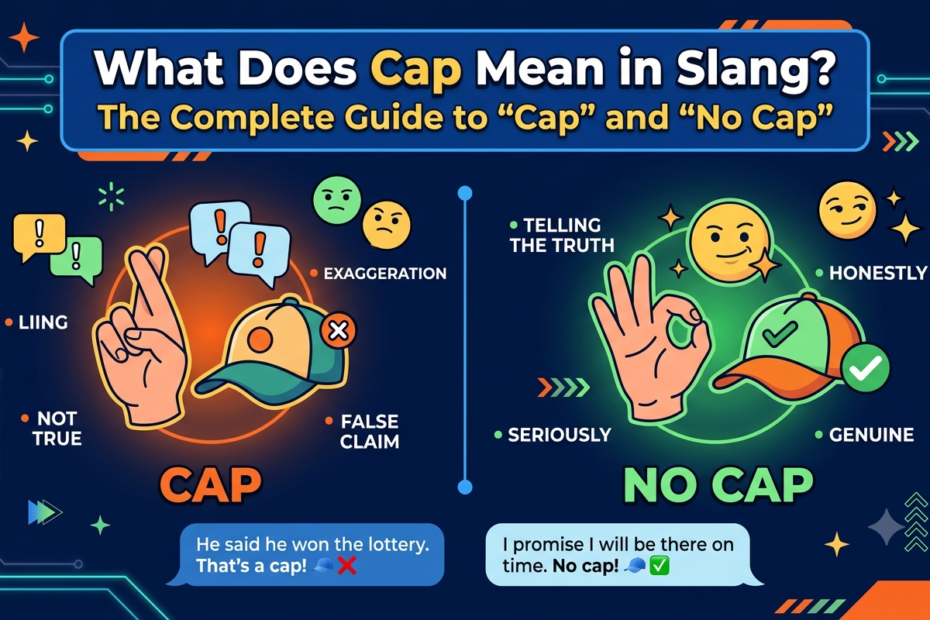 what does cap mean in slang